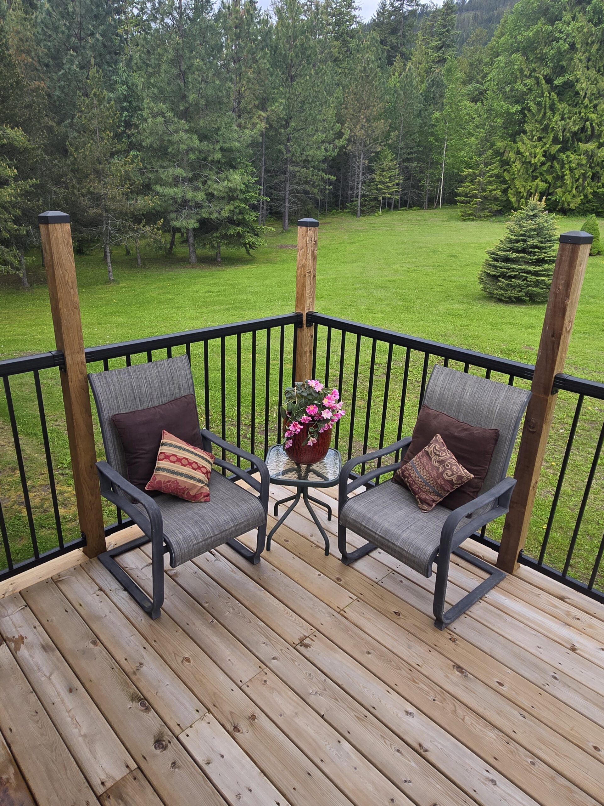 front deck view