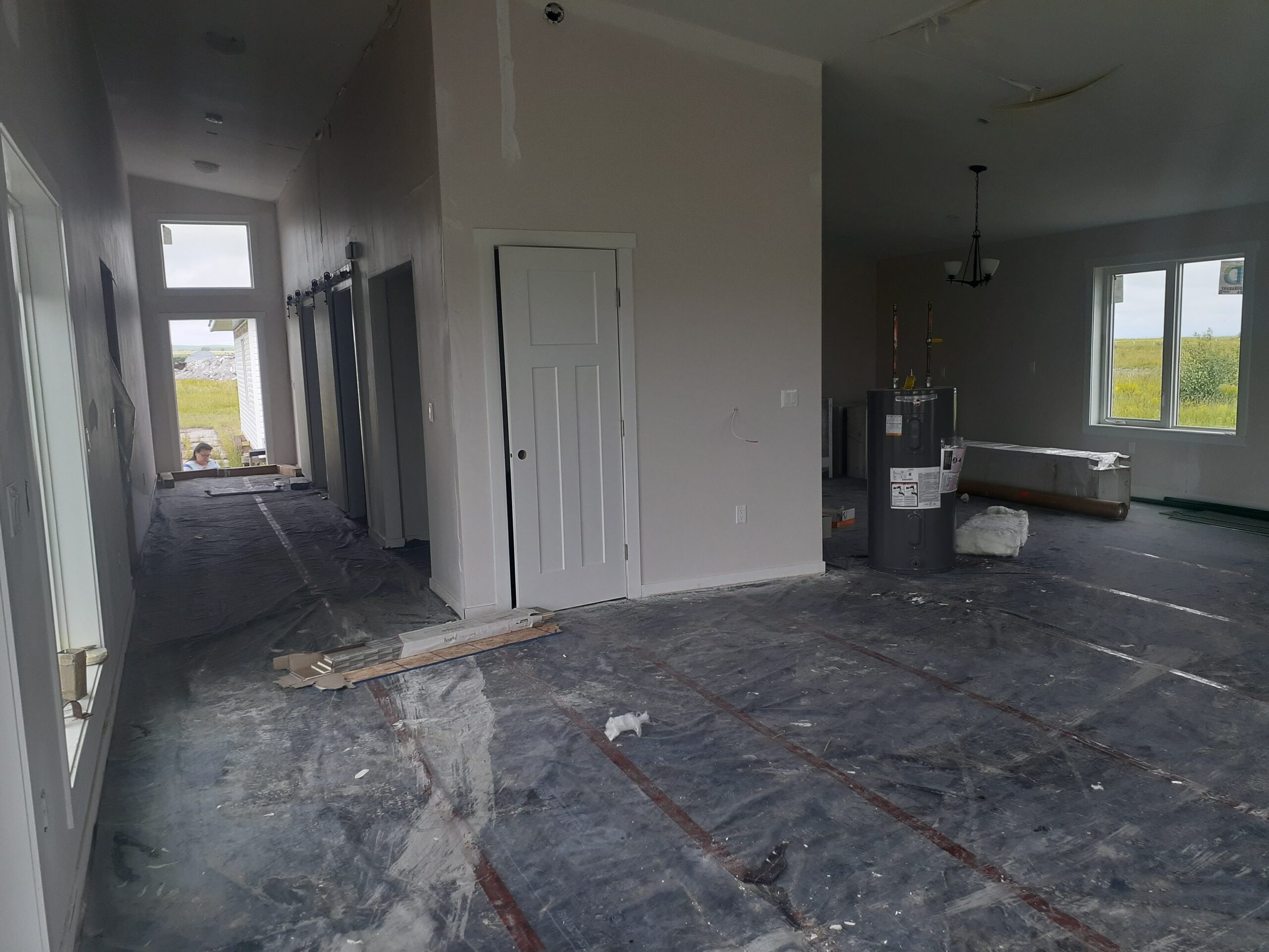 Main Suite Hallway & Kitchen