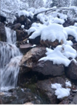 Waterfall winter