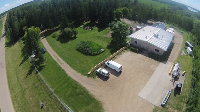Drone pic of entrance