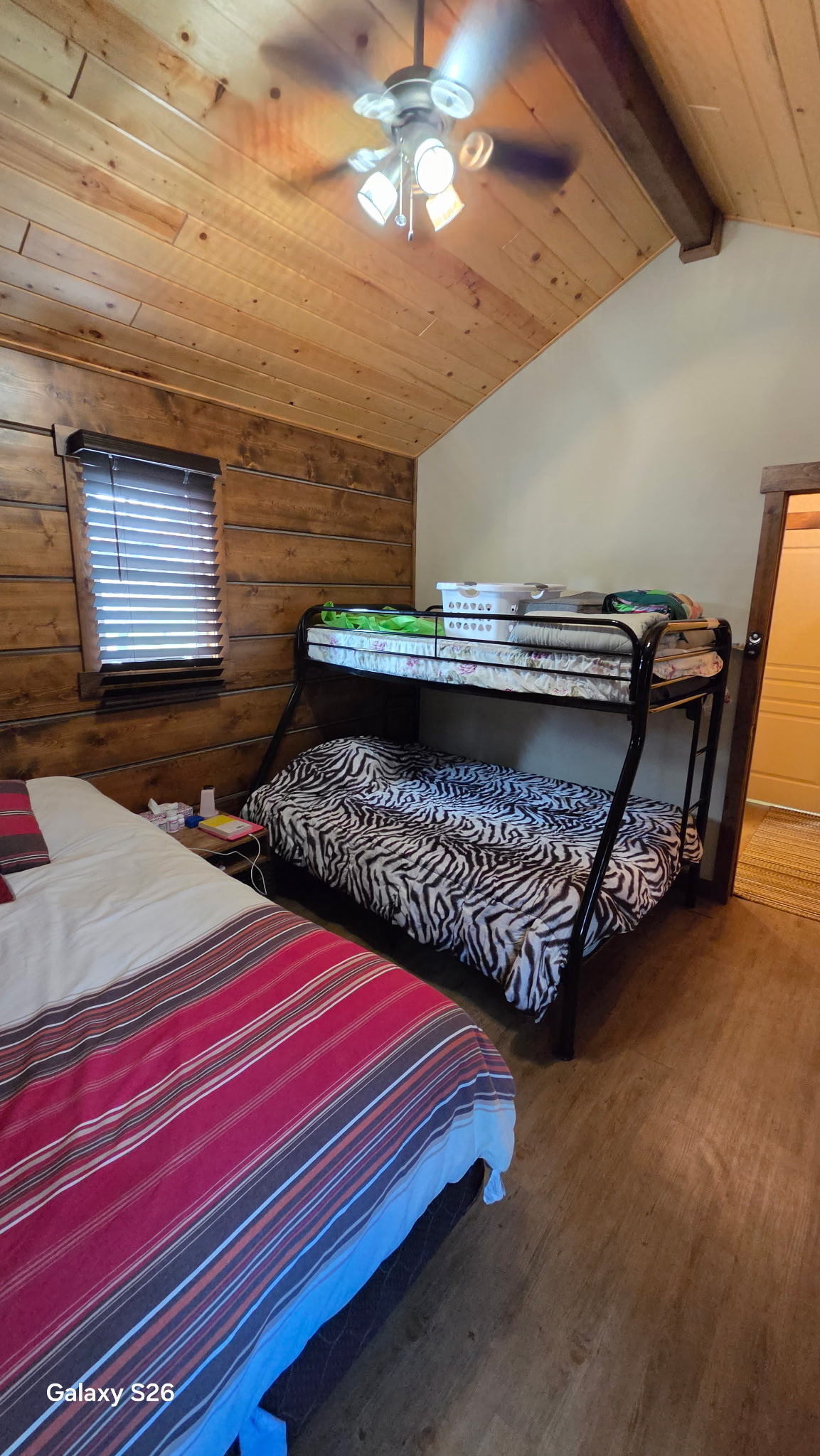 Sleeping area of bunky